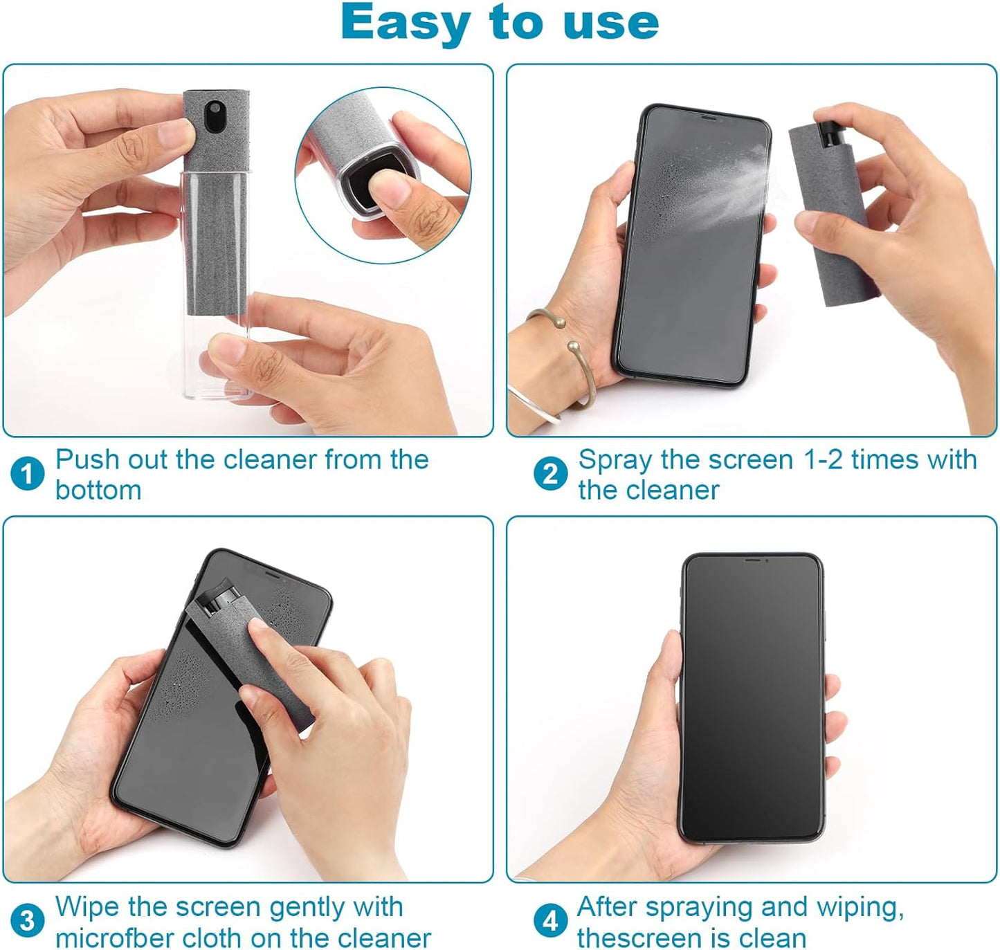 Mini Screen Cleaner Pack of 4